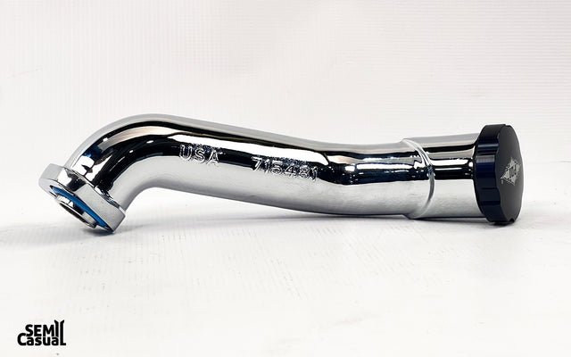 Cummins ISX/X15 Aluminum Cap and Fill Tube (2010-2023) Chrome